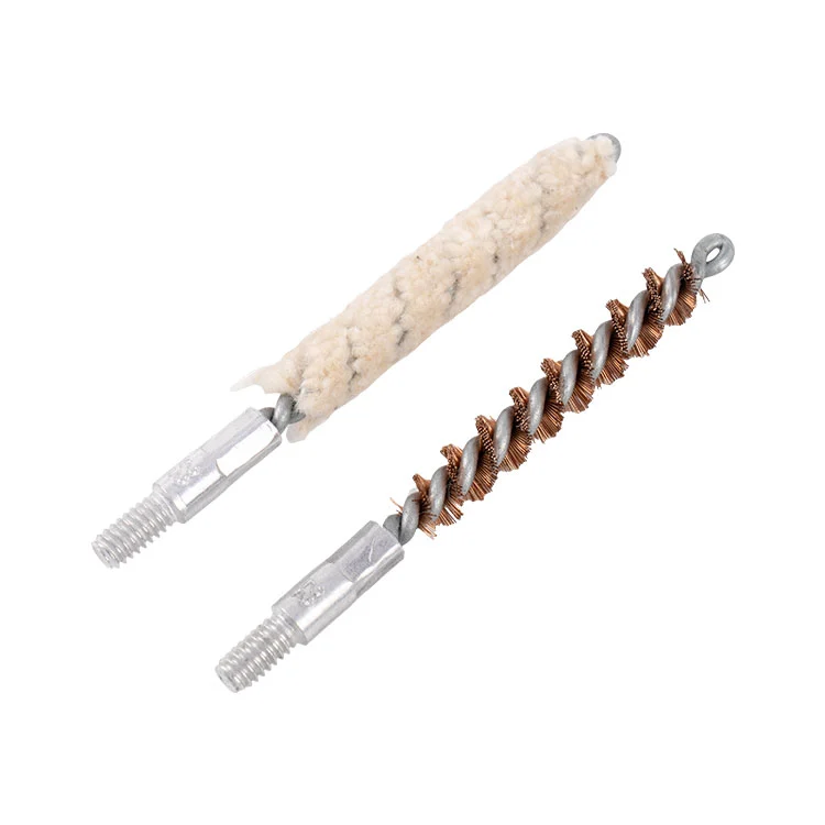 22 caliber bore brush and mop set for 22 LR rifle cleaning kit
